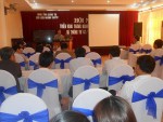 Đ/c Trần Văn Thành - Giám đốc sở Y tế phát biểu tại Hội Nghị