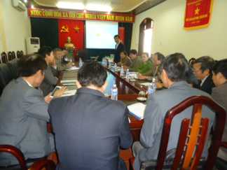 Đoàn thanh kiểm tra Trung ương làm việc với thường trực BCĐ liên ngành VSATTP tỉnh Quảng Trị