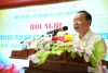 Đồng chí Đinh Viễn Anh-Phó GĐS Y tế, Phó Trưởng Ban Chỉ đạo phát biểu tại buổi Lễ