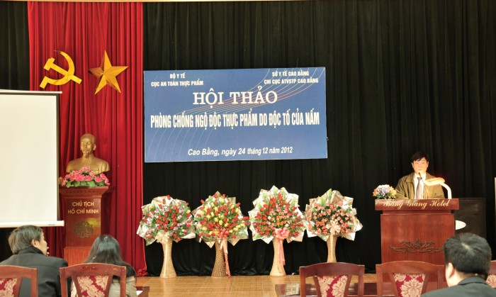 (TS. Trần Quang Trung phát biểu tại Hội nghị)